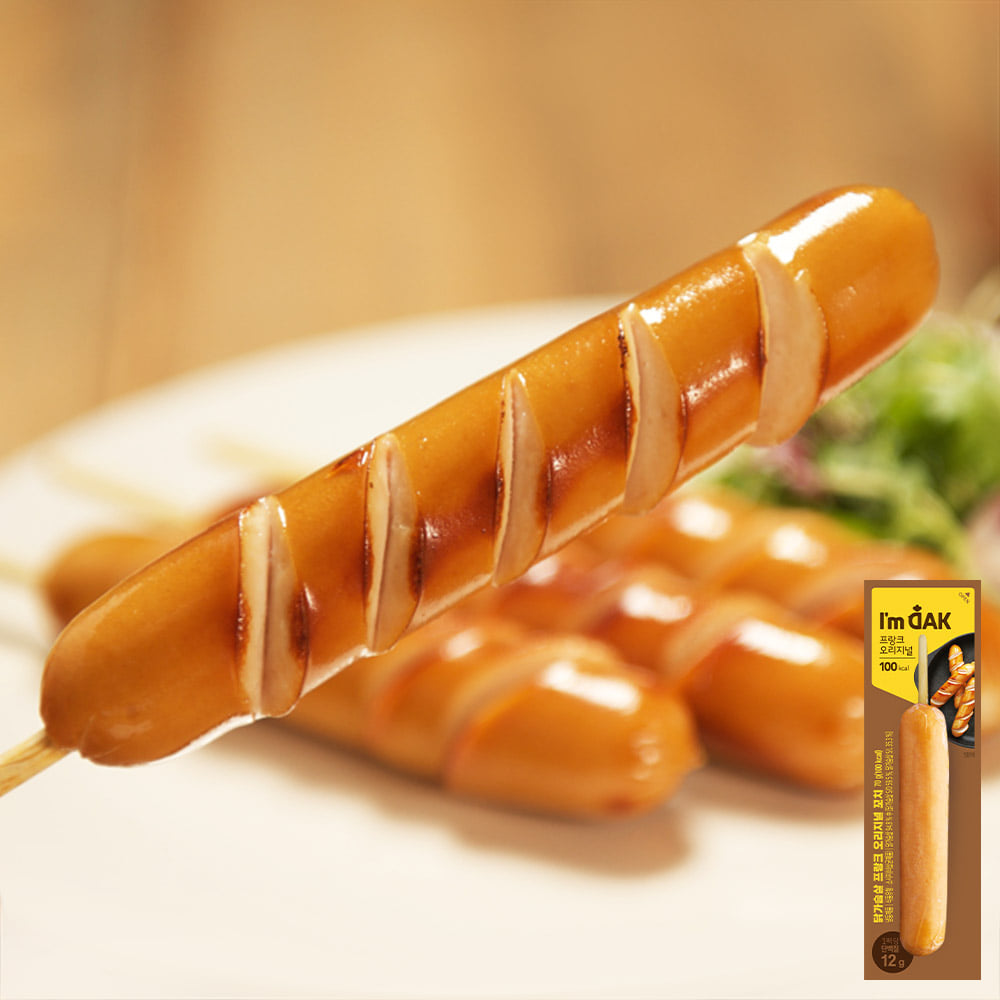 아임닭 프랑크 닭가슴살 소시지 꼬치 70g (10 30 50팩)